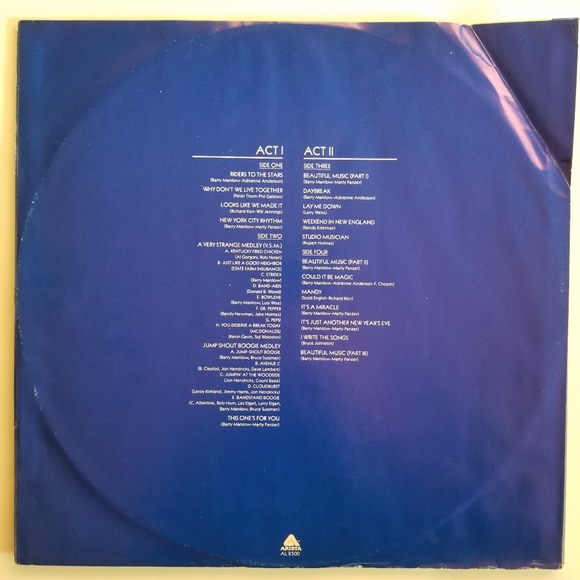 Barry Manilow Live Album Vinyl 2 Disc Lp Record Set ⏺3/$40+Free Shipping🚚 - Picture 13 of 17